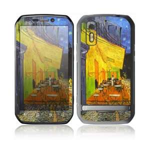 Cafe at Night Design Protective Skin Decal Sticker for Motorola Photon 