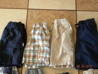 Lot of 8 Boys Shorts Size 4 5/6 OshKosh, Sonoma, Arizona EUC  