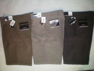   mens size 36 X 32 brown gray charcoal black GEOFFREY BEENE dress pants