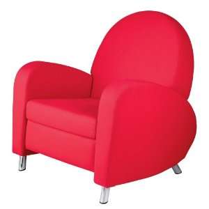  Adesso Siesta Reclining Chair, Red