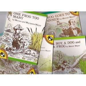 FROG Picture Books (FROG On His Own; FROG Goes to Dinner; A Boy, A Dog 