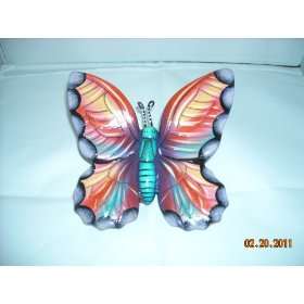  Mexican Butterfly Pottery Wall Hanging New Everything 