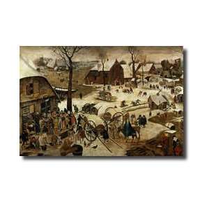 The Payment Of The Tithe Or The Census At Bethlehem Giclee Print 