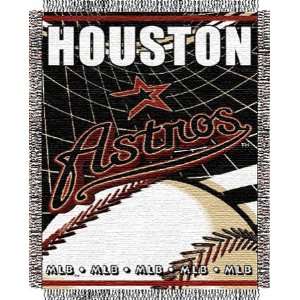  Houston Astros Major League Baseball Woven Jacquard Throw 