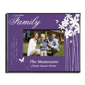   Keepsake Personalized Bloomin` Butterfly Family Picture Frame Baby