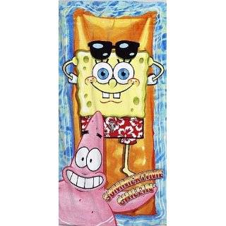  SpongeBob Squarepants Swim Team Hooded Towel