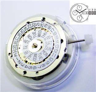 Genuine NEW ETA Valjoux 7750 Automatic Chronograph Watch Movement 25 