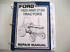 Ford 1920 and 2120 Tractor Service (Repair) Manual Book