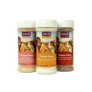  HALO Purely for Pets Dinner Party Beef, 3 oz (Pack of 2 