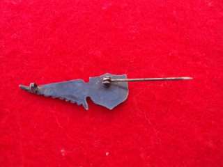 RARE WWI Sterling Pilot Observer 1/2 wing pin  