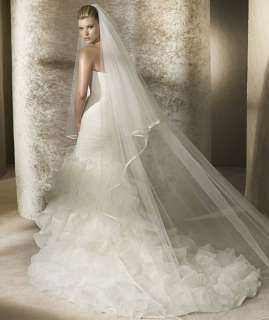  Mermaid Tiers Wedding dress Bridal Gown Size Free New 2012♥  