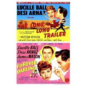  Long Long Trailer The Forever Darling (1954) 27 x 40 Movie 