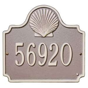   One Line Standard Sized Conch Address Plaques Patio, Lawn & Garden