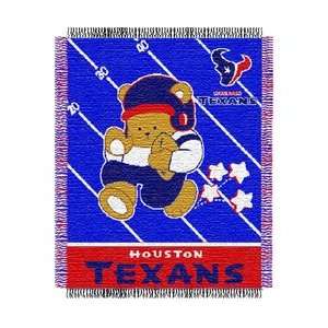  Houston Texans Triple Woven Jacquard NFL Throw (Baby 