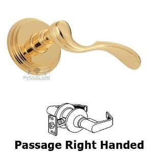  Passage paddle right handed lever with stepped rosette in 