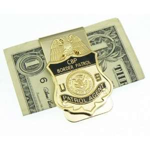 Border Patrol Mini Badge Money Clip