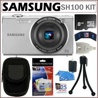Samsung SH100 14.2MP Wi Fi Digital Camera 8GB Bundle 610563291649 