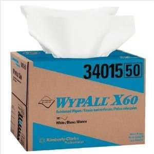  WypAll X60 Wipers   9.75x130 white wypall x60 teri wipes 