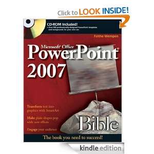 PowerPoint 2007 Bible Faithe Wempen  Kindle Store