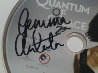 Gemma Arterton Autograph Signed James Bond DVD CD + COA  