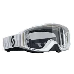 Scott Sports Tyrant Goggles with Clear Lens, (Sensory White)