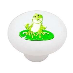 Frog Kiss High Gloss Ceramic Drawer Knob
