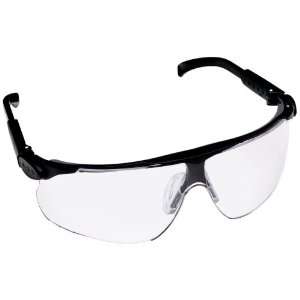 AO Safety/3M Tekk 13250 Maxim Adjustable Temple Safety Glasses, Black 