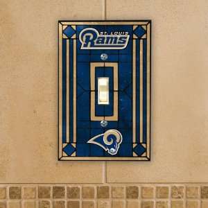  St. Louis Rams Art Glass Switch Cover
