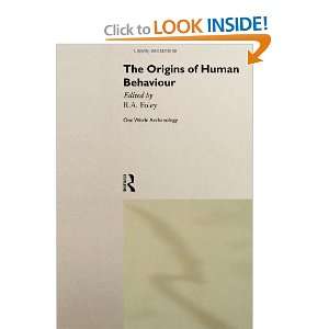   Behaviour (One World Archaeology) (9780044450153) Robert Foley Books