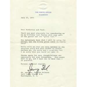 Gerald Ford Discusses Golf Club Gift   1975