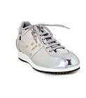 Fendi Designer Metallic Silver Mirror Sneakers sz 37 7