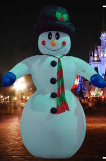 26 HUGE COMMERCIAL AIRBLOWN INFLATABLE SNOWMAN CHRISTMAS YARD ART 