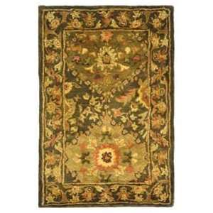   AT57C Olive Traditional 83 x 11 Area Rug