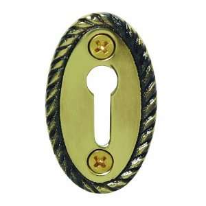  701346 Antique Brass Keyhole Cover Accessory