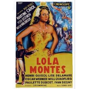  Lola Montes Poster Movie Belgian 27x40