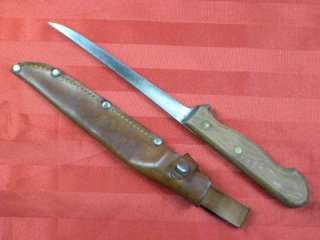 Vintage Sweden Swedish Fish Knife & Sheath Dagger  
