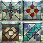 NEW 12 Stained Glass Quilt Pattern SQ Suncatcher 1211  