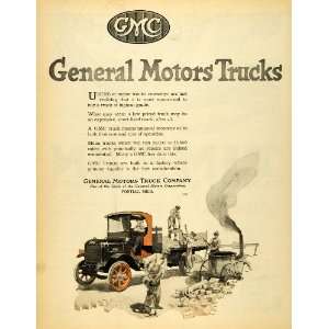  1920 Ad GMC Workers Commercial Trucks General Motors Co 