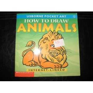  USBORNE POCKET ART HOW TO DRAW ANIMALS INTERNET LINKED 
