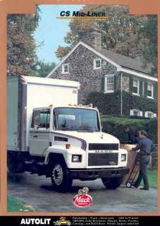 1993 Mack CS MidLiner Truck Brochure  
