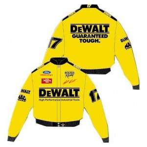  #17 Matt Kenseth DeWalt Color Leather Jacket Sports 