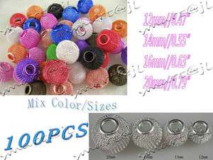 Mixed Lots Craft Basketball Wives Earring Multicolor Hoops Spacer Mesh 