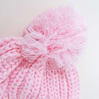 1x Warm Winter Women Beret Braided Baggy Beanie Crochet Hat Ski Cap 