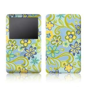  Hippie Flowers Blue Design iPod classic 80GB/ 120GB 