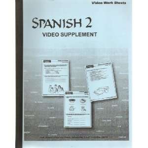    Spanish 2 Video Supplement Bob Jones University Press Books