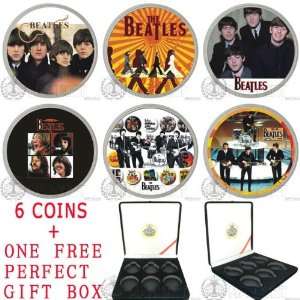  The Beatles Photo Printed Coin Set 
