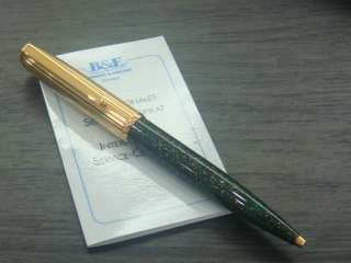 Green Lacquer Gold Cap BP OEM Montblanc Solitaire  