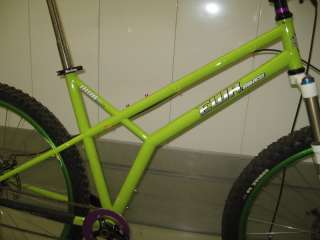   Research EWR Original Woods Bike OWB 29er XL Used twice Lime Green
