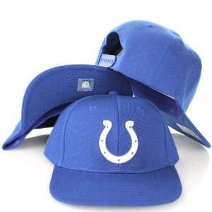   Colts NFL Blue Tone Vintage Snapback Flatbill Cap / Hat   RAISED LOGO