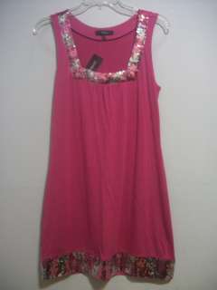 Express pink sequin dress size S  